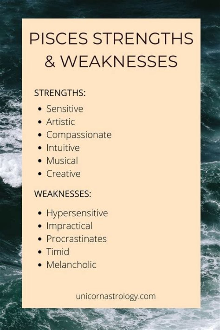 Pisces Zodiac Sign Strengths and Weaknesses in Astrology Zodiac signs