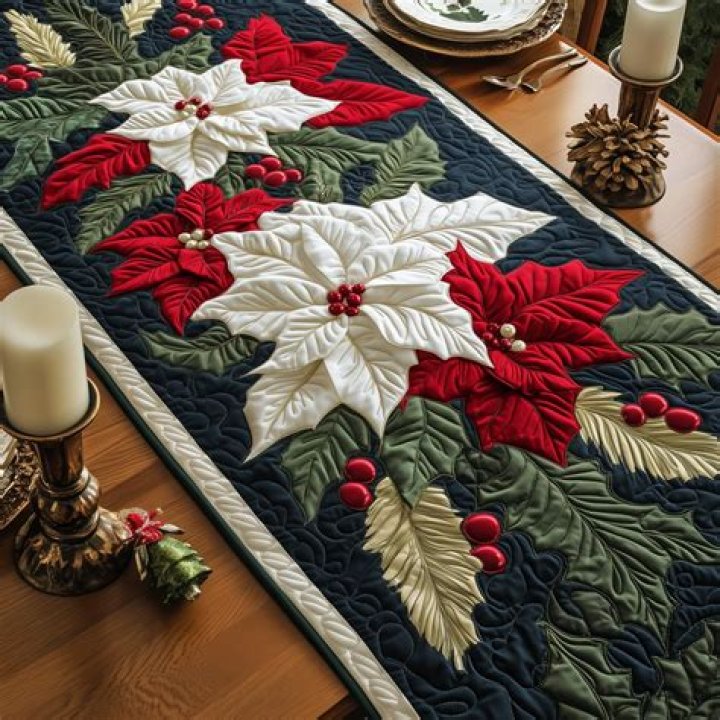 Poinsettia patch set