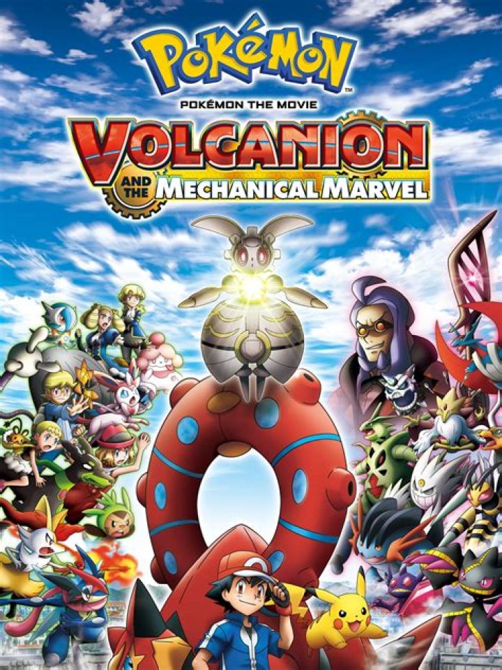 Pokemon the Movie: Volcanion and the Mechanical Marvel poster art