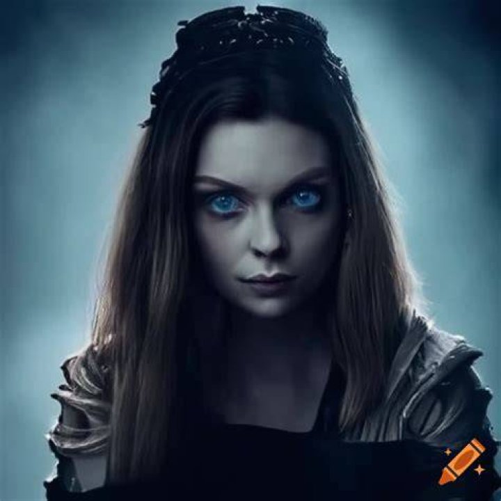 Portrait of myanna buring in a captivating character on Craiyon