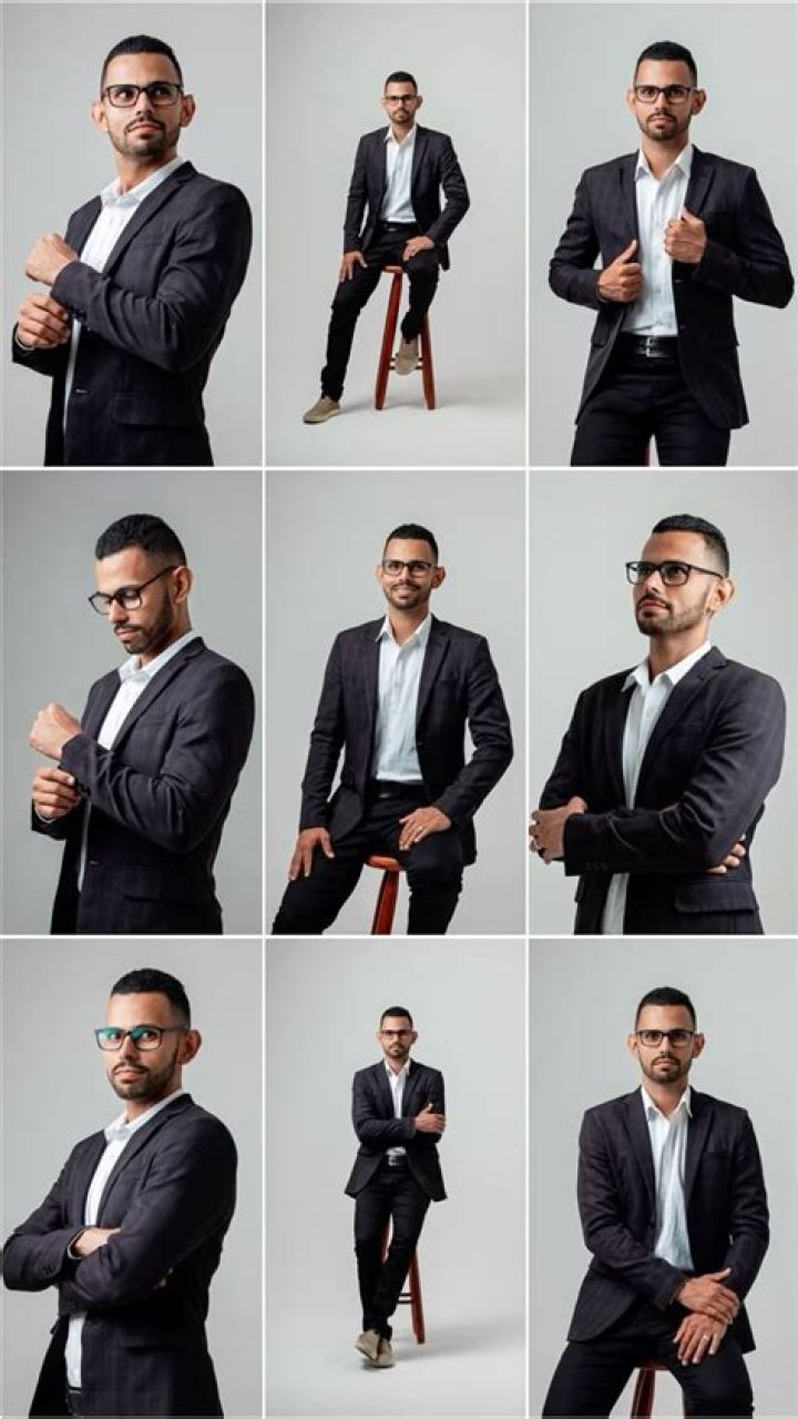 Proud man poses in his wife's matching clothes, says he derives joy in doing it, photos get many talking