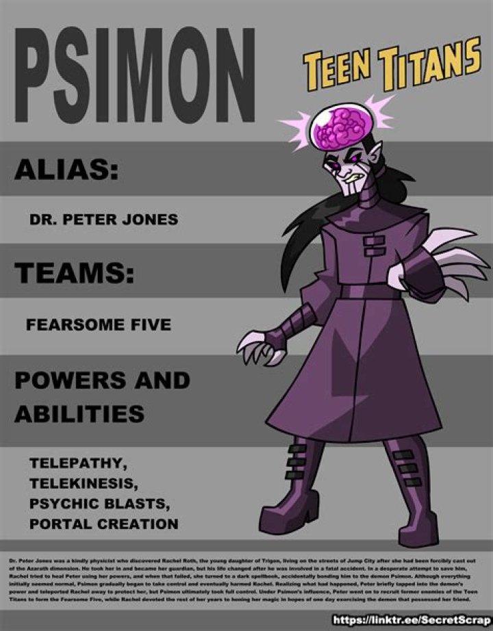Psimon is one of Teen Titans more obscure villains.
