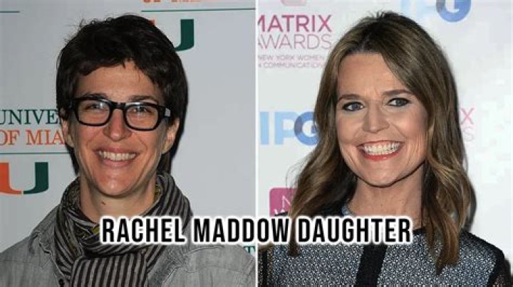 Rachel Maddow's Daughter: A Deep Dive Into Her Life And Family