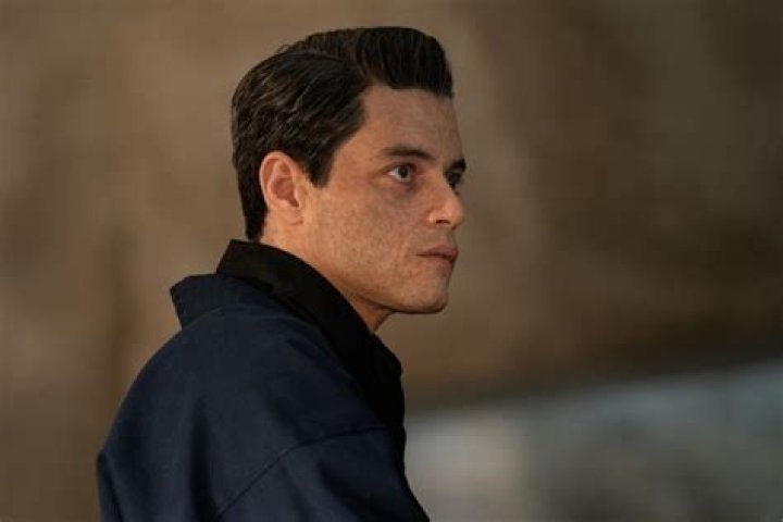 Rami Malek as Safin in his lair in No Time to Die