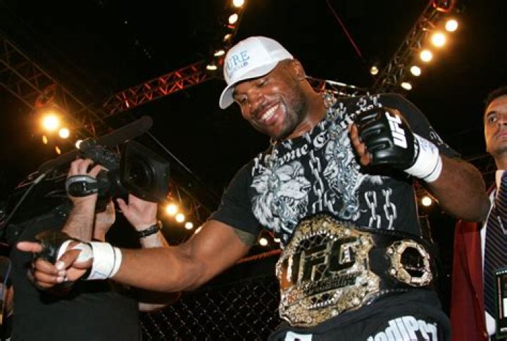 Rampage Jackson In The Octagon