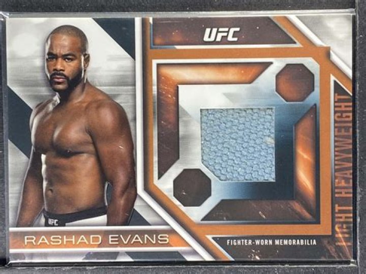 Rashad Evans of the United States poses on the scale during the UFC Fight Night