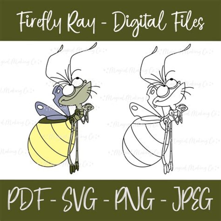 Ray the firefly in Princess and the Frog