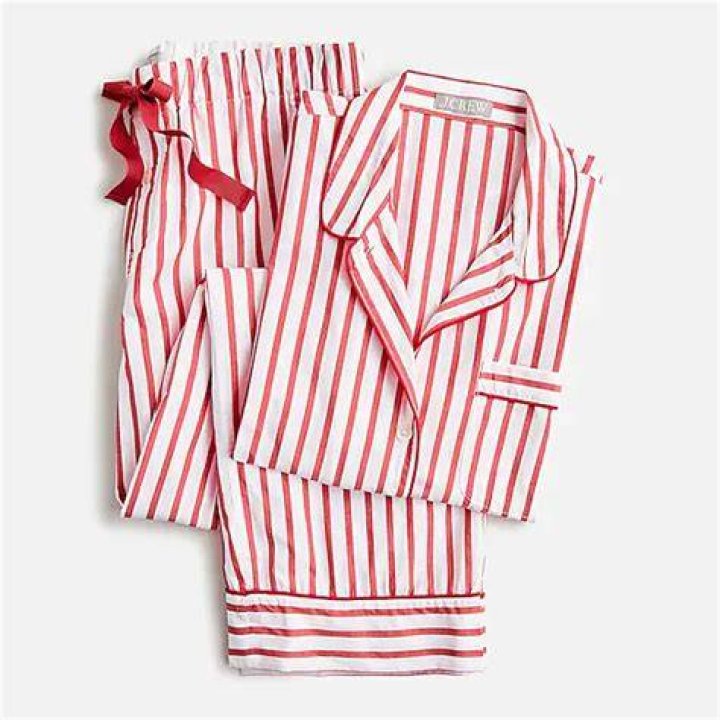 Red and white striped PJs
