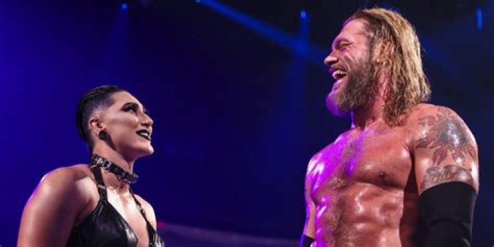 Rhea Ripley and Edge together 