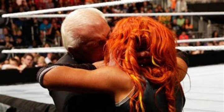 Ric Flair Kissing Becky Lynch