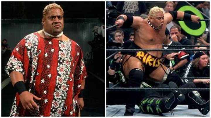 Rikishi Giving A Double Clothesline