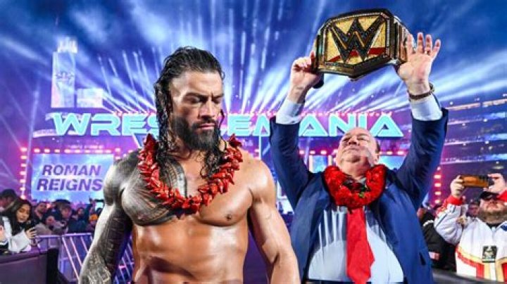 Roman Reigns On Top WrestleMania 38 Cropped