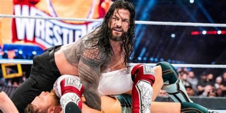 Roman Reigns Pins Edge Daniel Bryan WrestleMania