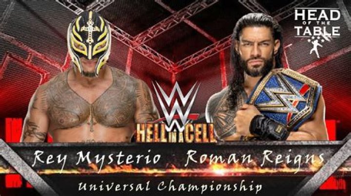 Roman Reigns vs. Rey Mysterio HIAC