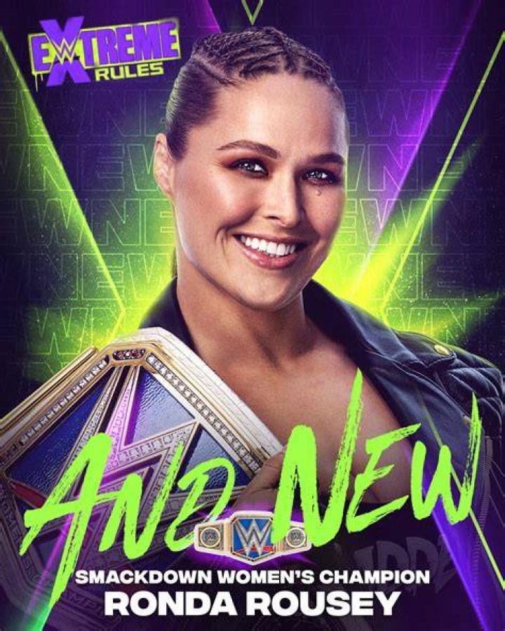 Ronda Rousey Wins The SmackDown Women's Title At WWE Extreme Rules