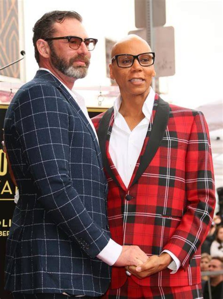 RuPaul and Husband at Hollywood Walk of Fame Ceremony 2018 POPSUGAR