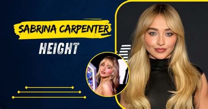 Sabrina Carpenter: Weight And Height Insights