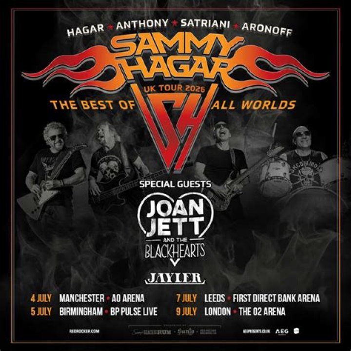 Sammy Hagar tour Sammy Hagar tour