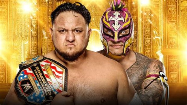 Samoa Joe v Rey Mysterio WrestleMania 35 Cropped