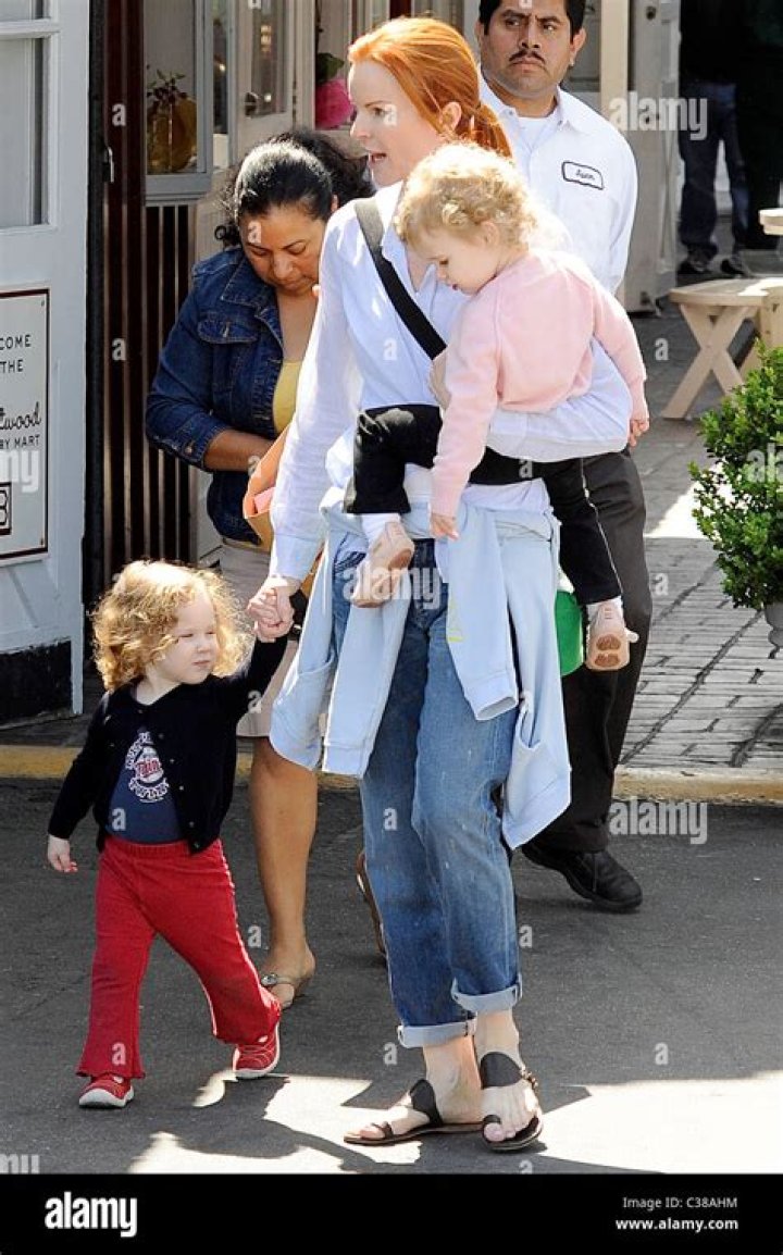 Savannah Mahoney, Marcia Cross and Eden Mahoney Marcia Cross leaving