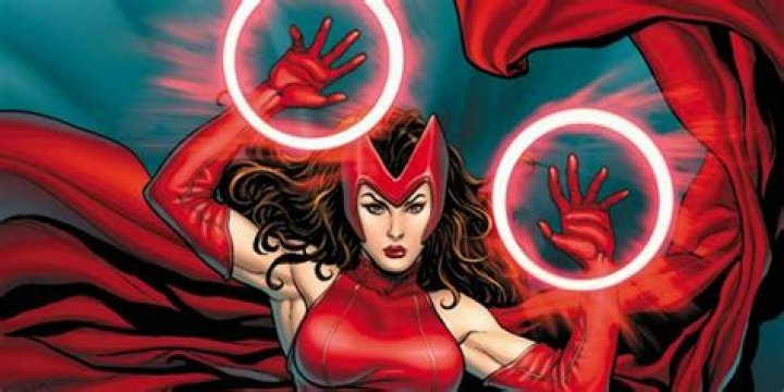 Scarlet Witch casting a hex spell.
