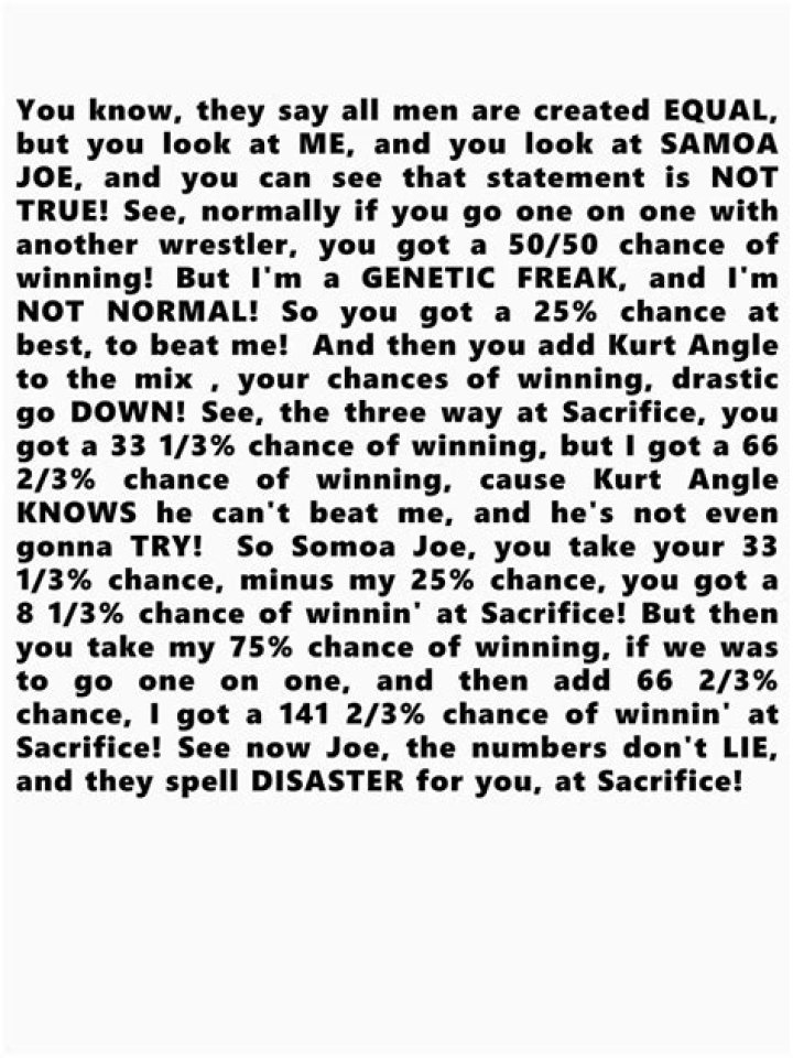 Scott Steiner Math Promo