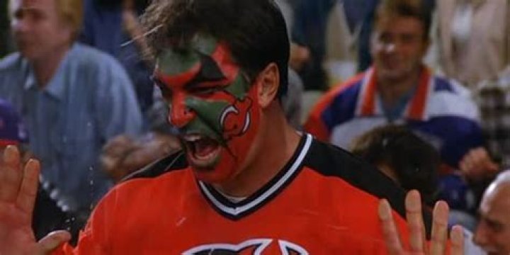 Seinfeld David Puddy at Devil's game with his face painted