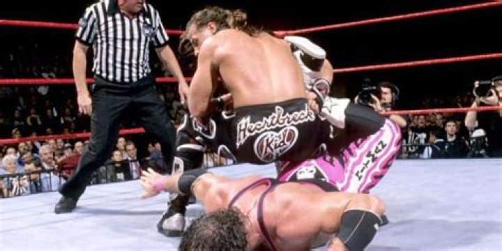 Shawn MIchaels Sharpshooter Bret Hart Montreal Screwjob