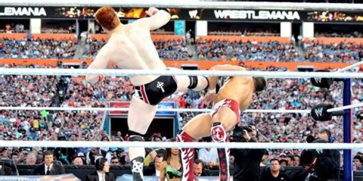 Sheamus v Daniel Bryan WrestleMania 27 Cropped