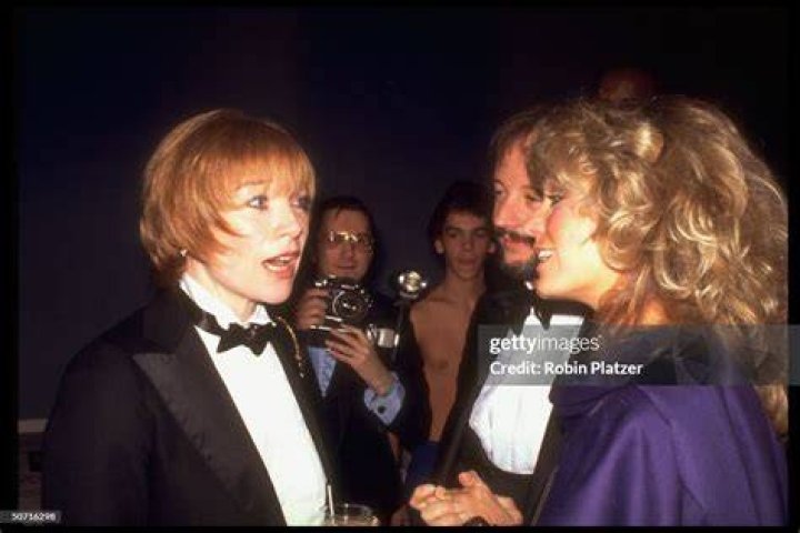 Shirley MacLaine, Farrah Fawcett and Steve Rubell at Studio 54 in 1977. Photo / Getty
