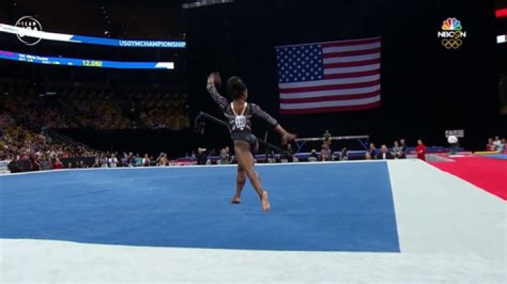 Simone Biles Floor Routine Floor Roma