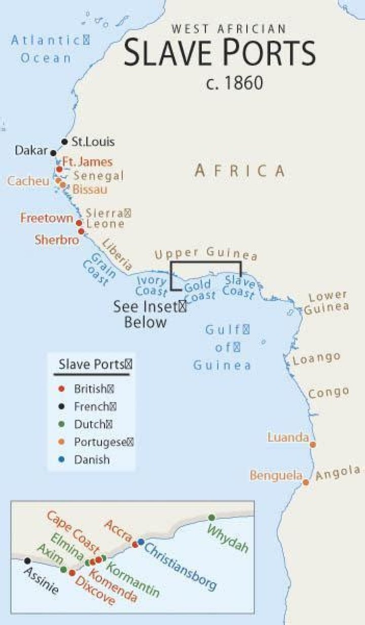 Slave ports in Africa Slave ports in Africa