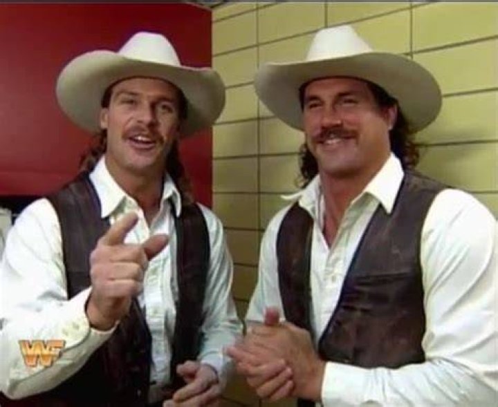 Smoking Gunns backstage in WWE