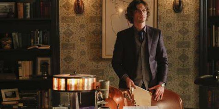 Spencer Reid inside his apartment in Criminal Minds
