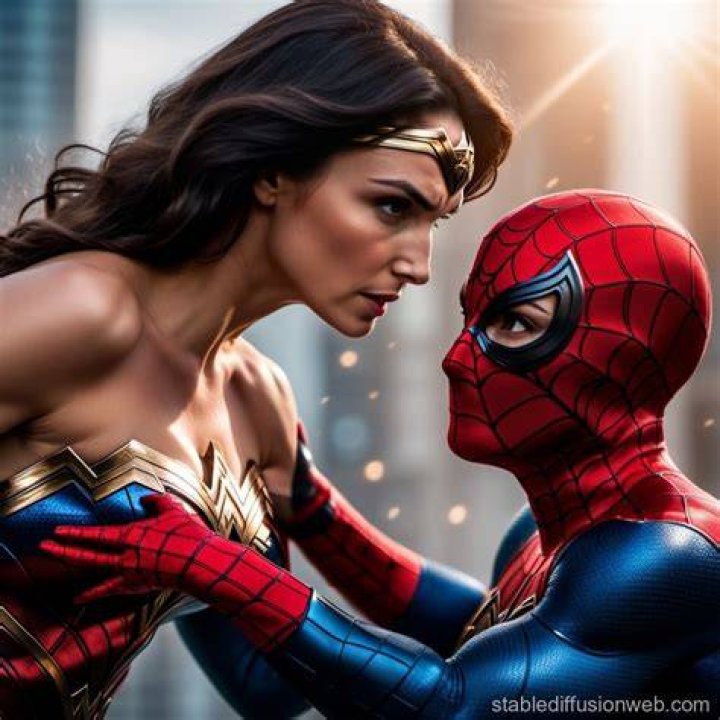 Spider-Man defeats Wonder Woman