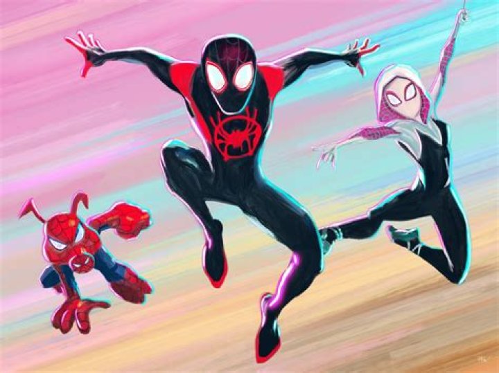 Spider-Man, Miles and Gwen in Spidey and his Amazing Friends.