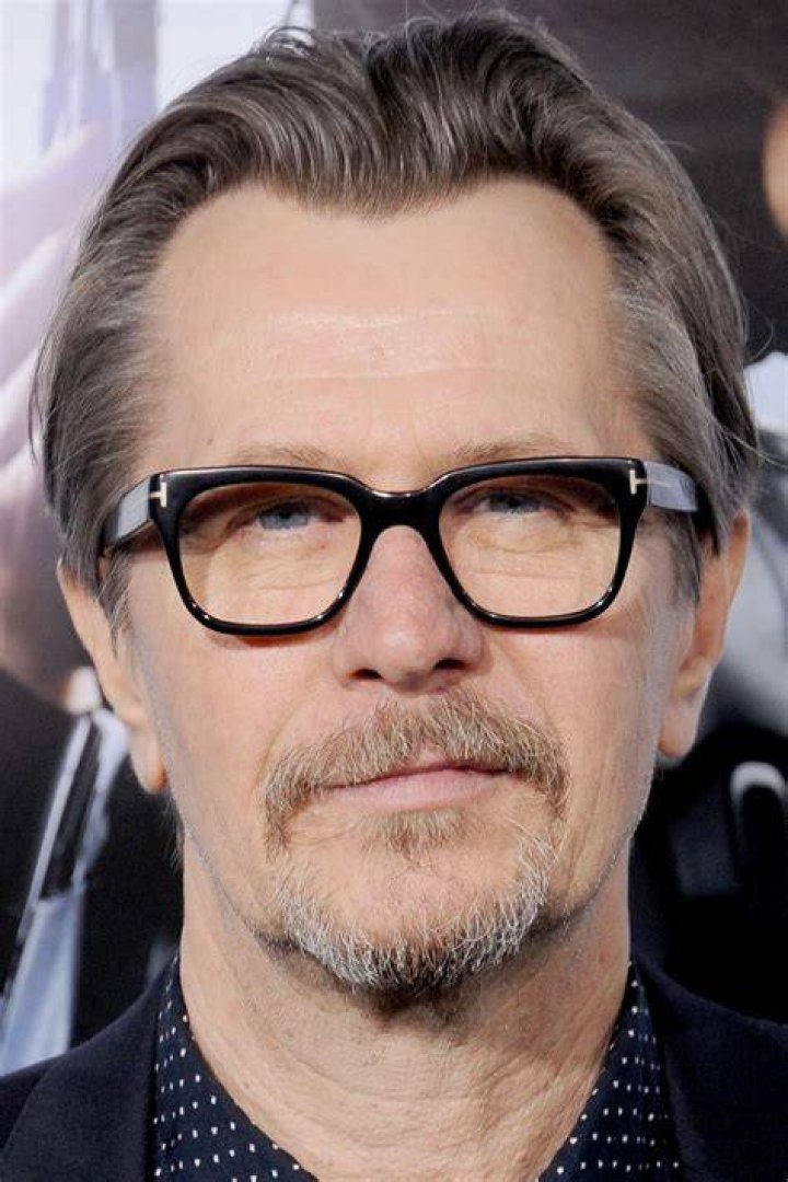 Split image of Gary Oldman and Harry S. Truman