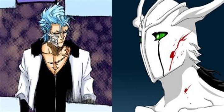 Split Image of Grimmjow and Ulquiorra in Bleach