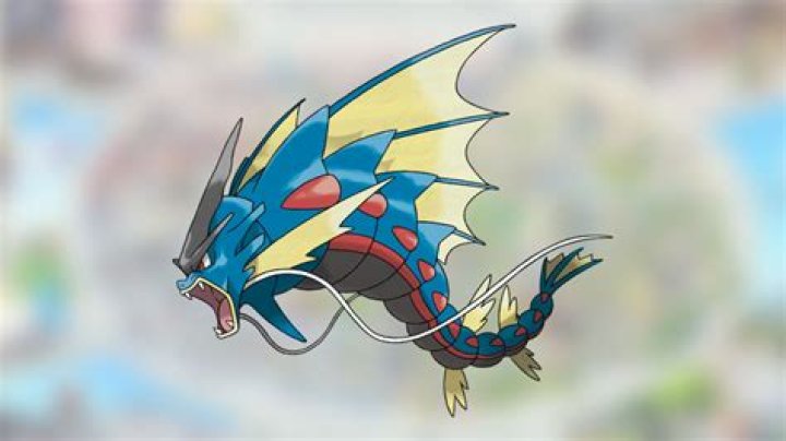 Split image of Gyarados, Greninja, and Swampert in the Pok&eacute;mon anime