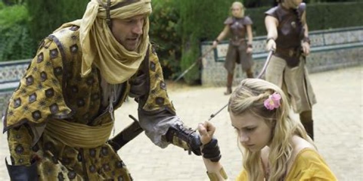 Split image of Myrcella from Game of Thrones and a man with his eyes glazed over as cameras in Black Mirror.