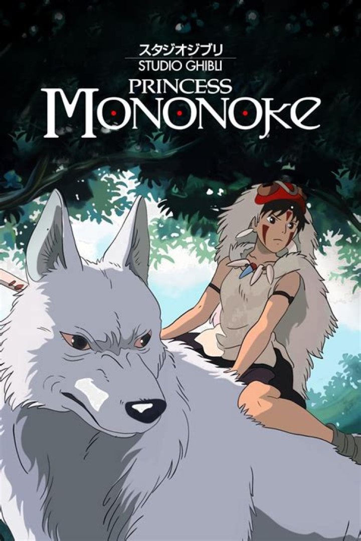 Split Image Princess Mononoke and Ponyo