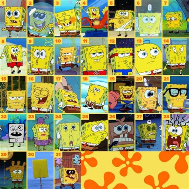 Spongebob Expressions plakat Galeria FLASH eplakaty.pl