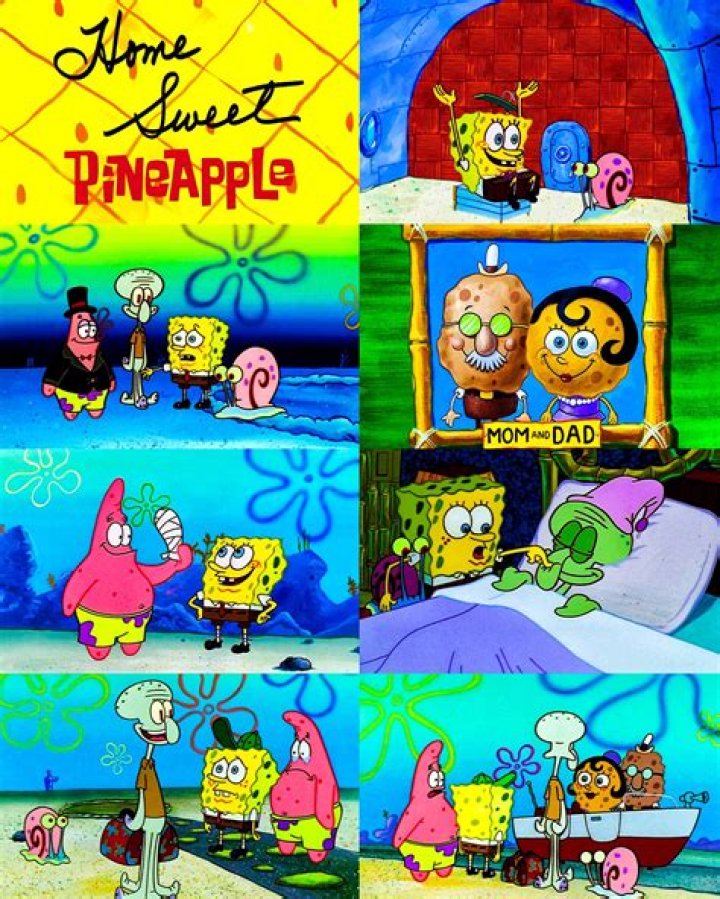 SpongeBob wakes up to find DoodleBob in his bedroom in episode Frankendoodle