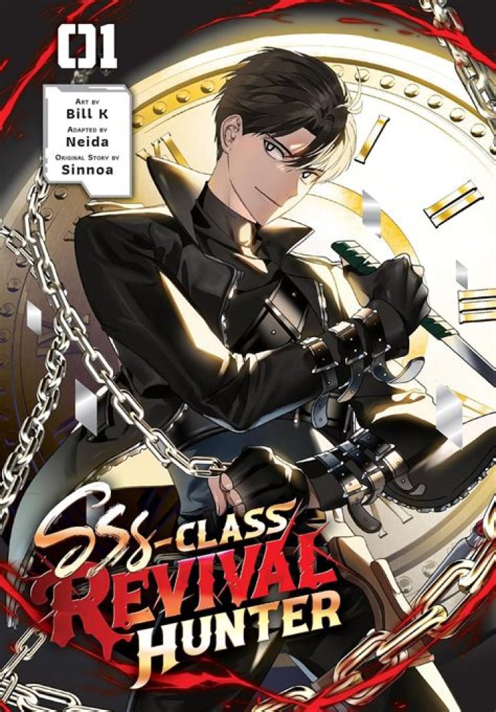 SSS-Class Revival Hunter trailer screenshot featuring Gong-Ja Kim with skill cards hovering around him