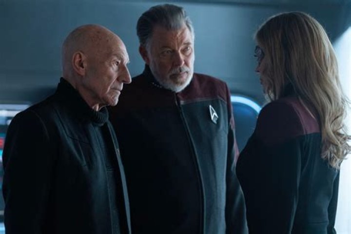 Star Trek Captain Riker in Picard and Lower Decks