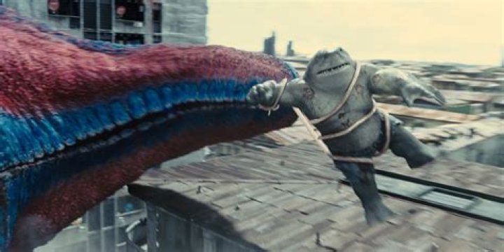 Starro and King Shark in The Suicide Squad