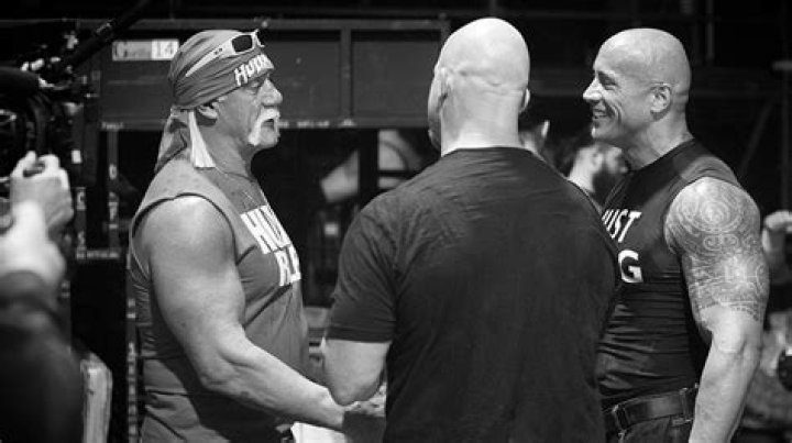 Steve Austin & The Rock v Chris Jericho & The Undertaker Raw February 4, 2002 Cropped