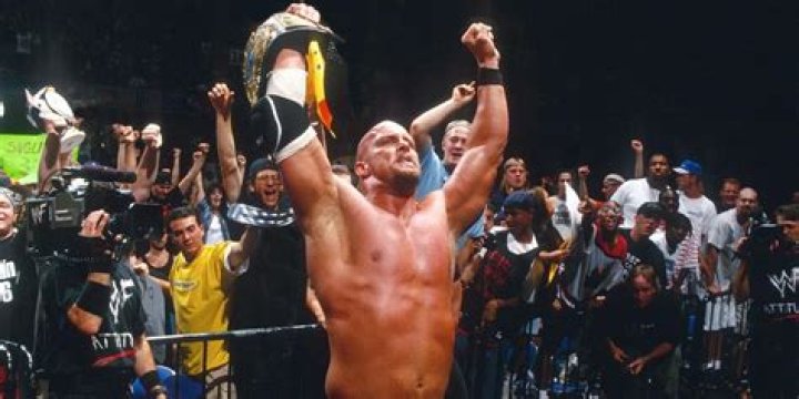 Steve Austin WWE Champion Raw June 1998 Cropped