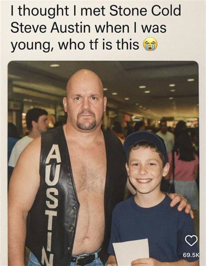 Stone Cold as a kid