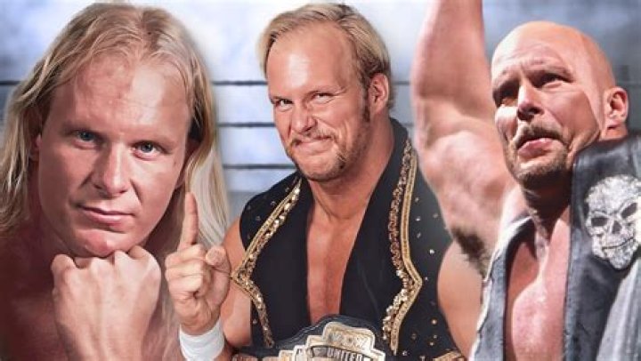 Stone Cold Steve Austin with his Skull WWE world title.